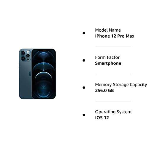 iPhone 12 Pro Max Reacondicionado con 1 año de Garantía 128GB a 512GB –