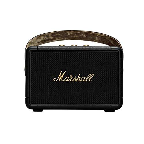 Amazon: Marshall Kilburn II Bocina Portátil Bluetooth - Negro/Latón