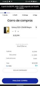 Samsung Store: S22+ 256gb y Galaxy Buds2 de regalo