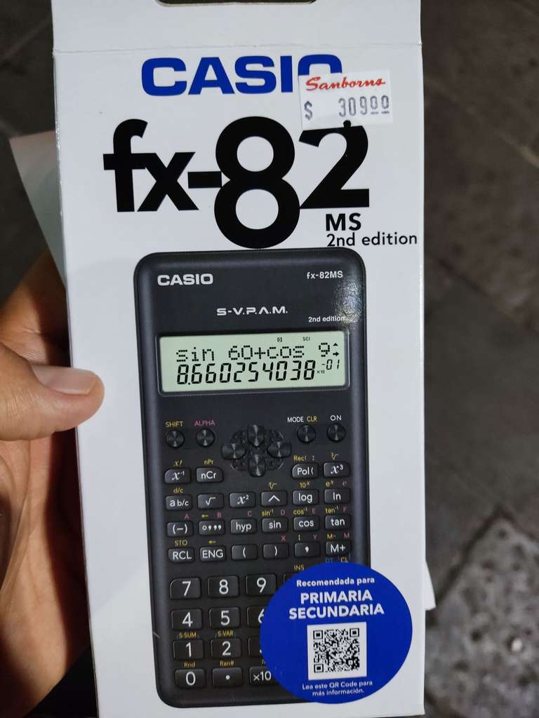 Sanborns: Calculadora Casio fx-82ms