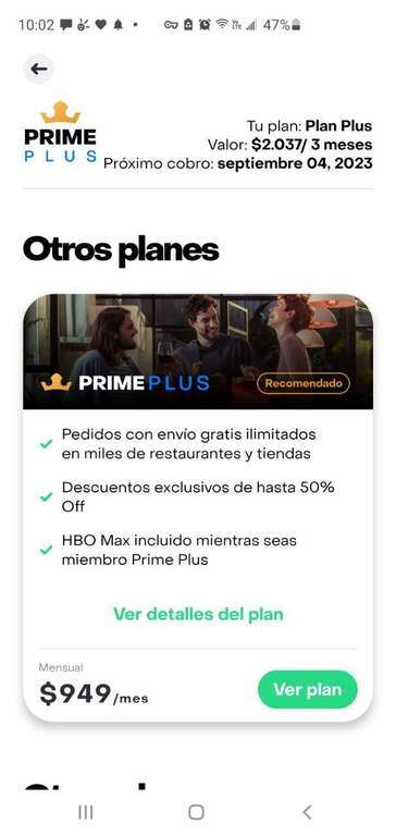 Rappi Prime Plus + HBO 3, 5 o 9 meses gratis (VPN)