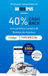 Undostres - 40% Cashback y hasta $200 si pagas con Paypal por 1era vez (solo nuevos usuarios)