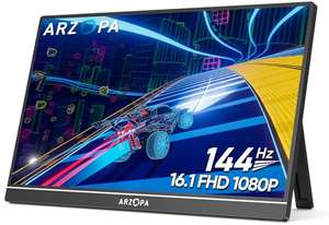 Amazon US: ARZOPA 16.1'' 144Hz Portable Monitor, Z1FC
