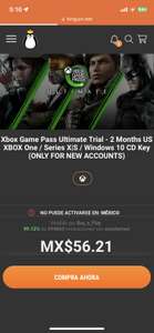Xbox Game Pass Ultimate 2 meses Kinguin