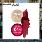 Amazon: Maybelline Color Sensational Matte Lápiz Labial, color Divine Wine