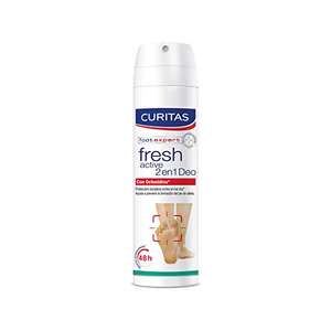AMAZON: Curitas Desodorante para pies en Spray Fresh Active 2 en 1 DEO, Planea y Cancela ($50.85)