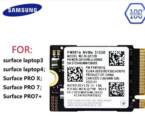 AliExpress: Samsung SSD PM991a, 1TB SSD M.2 2230, PCIe 3,0x4 NVME para Steam Deck