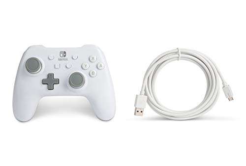 Amazon: PowerA Control Alámbrico Nintendo Switch - Blanco | Precio Prime