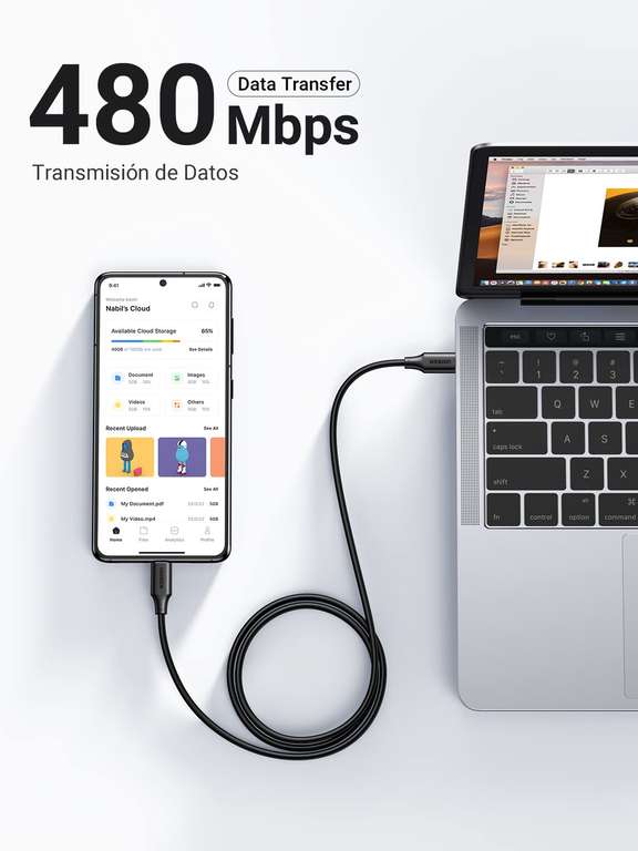 Amazon: UGREEN 100W Cable USB C a C 2M, 3 Unidades
