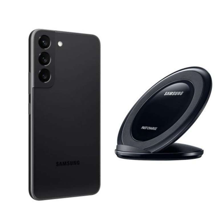 Claro Shop: Samsung Galaxy S22 Negro 128 GB Snapdragon Nuevo + Cargador inalambrico samsung carga rapida