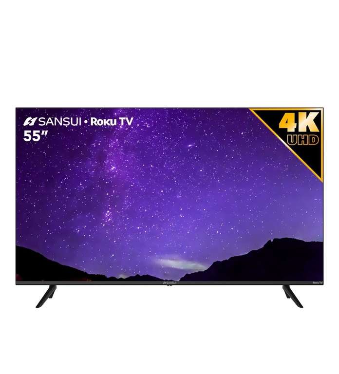 Claroshop: Smart Tv Sansui 55" Roku TV 4K