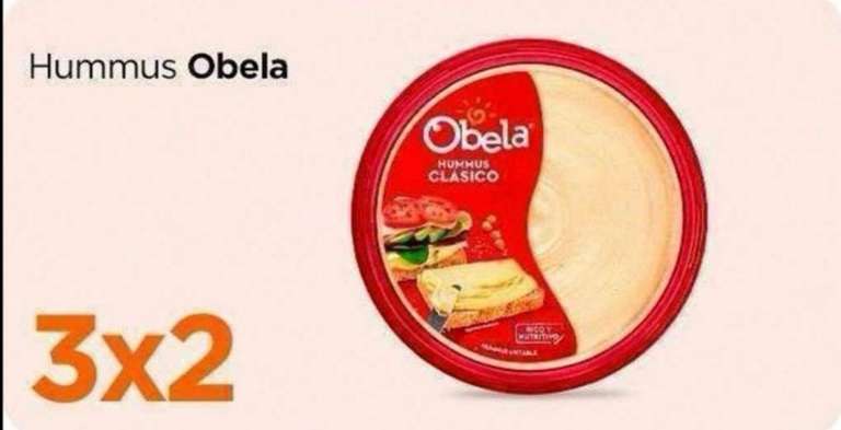 Chedraui: 3x2 en Hummus Obela