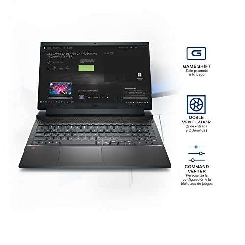 Amazon: Laptop Dell Gaming G5520 15.6" FHD, Intel Core i5-12500H ,RTX 3050, 8GB RAM, 256GB SSD, Windows 11, Negro