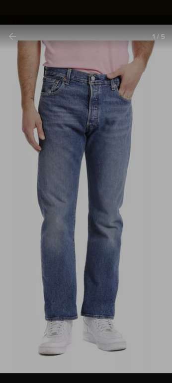 Mercado Libre: Jeans Levis desde $329 Modelo clásico 501