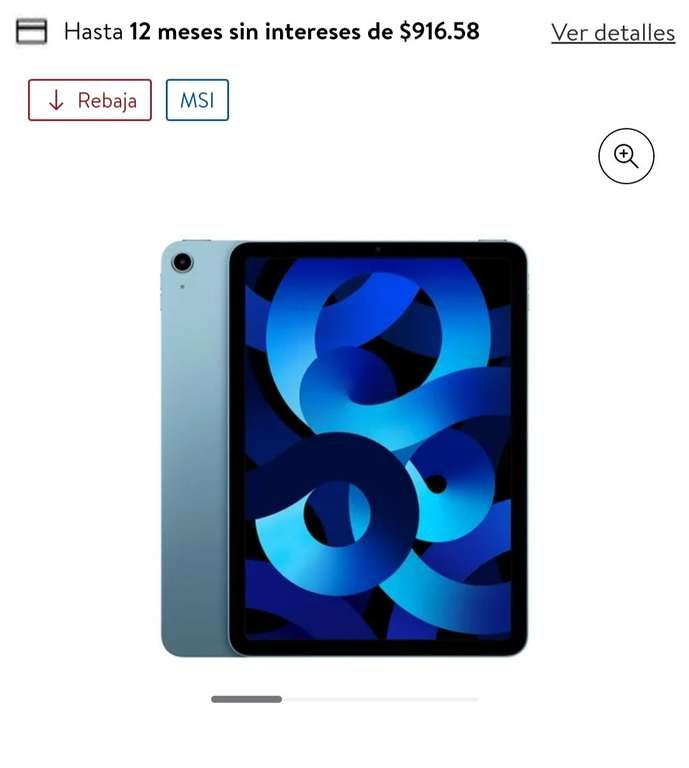 Walmart: iPad Air 5 64 Gb