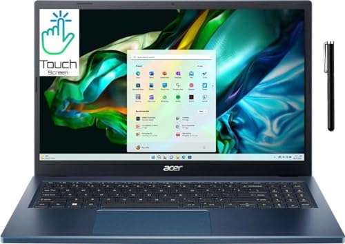 Amazon: Acer Aspire3 Touch Slim Laptop azul Ryzen 5, 4 núcleos 4.3 GHz,8 GB RAM 512GBSSD 15.6 pulgadas (A315B - Renovado)