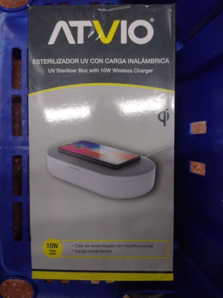 Walmart Acapulco : Cargador con esterilizador UV carga rápida inalámbrica 10w