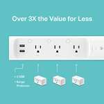Amazon: Kasa regleta inteligente con 3 Tomas controladas Individualmente y 2 Puertos USB, Funciona con Alexa y Google Home