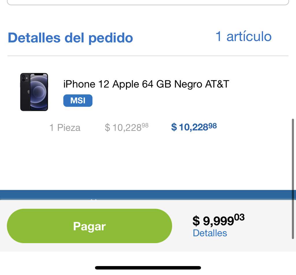  Apple - iPhone 12, 64GB, negro, AT&T (reacondicionado) :  Celulares y Accesorios