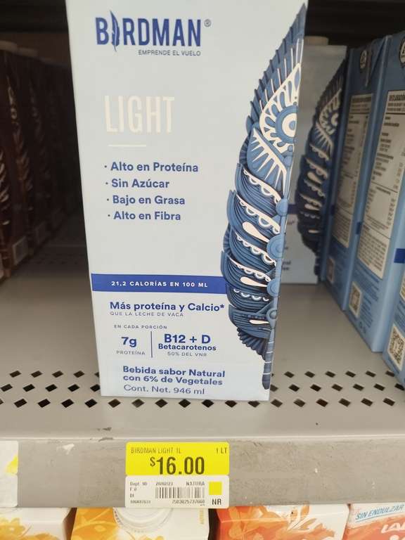Walmart: Bebida Birdman Light a 16 pesos