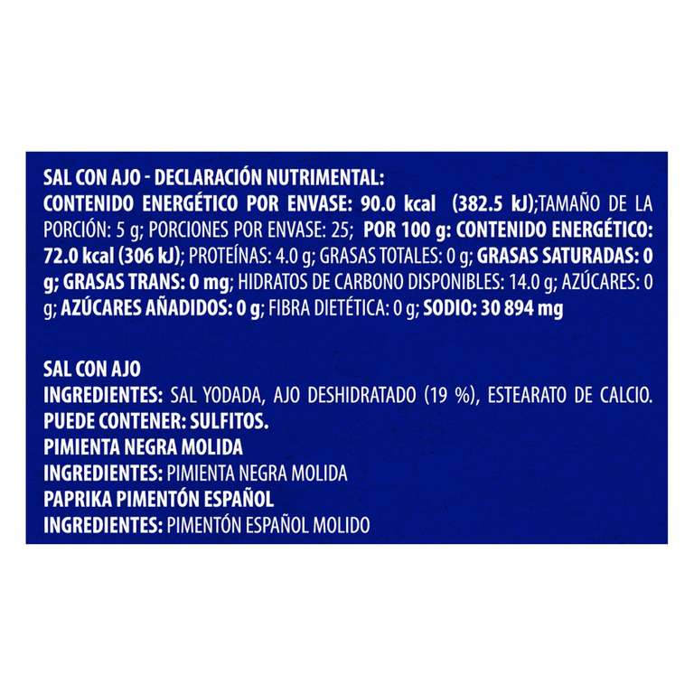 Amazon: Kit de especias McCormick Sal con Ajo 125 g + Pimienta Negra Molida 64 g + Paprika Pimentón Español 47 g + Olla de regalo