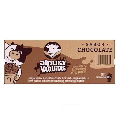 Amazon: Alpura Vaquitas Leche 100% de Vaca sabor chocolate