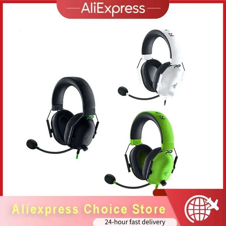 AliExprss: Razer-auriculares BlackShark V2 X con cable (el 18 baja a 344)
