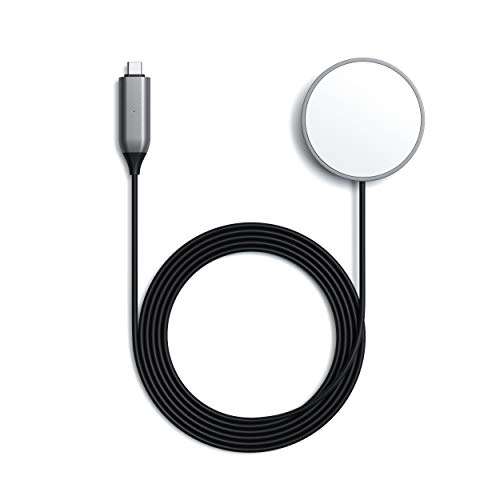 Amazon: Satechi Cable de Carga Magnética Inalámbrica USB C (Cargador Inalámbrico Magnético) - Para iPhone