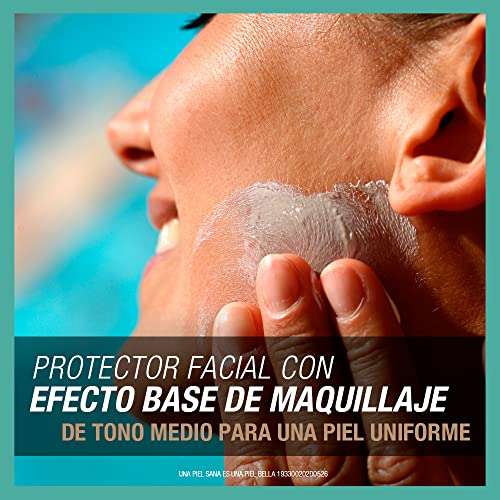 Amazon: Neutrogena Sun fresh Protector Solar Facial Tono Medio Dermcare Niacinamida FPS50+, 40g