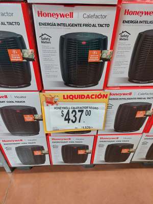 Calefactores en liquidación Walmart chihuahua cordilleras Honeywall y mas