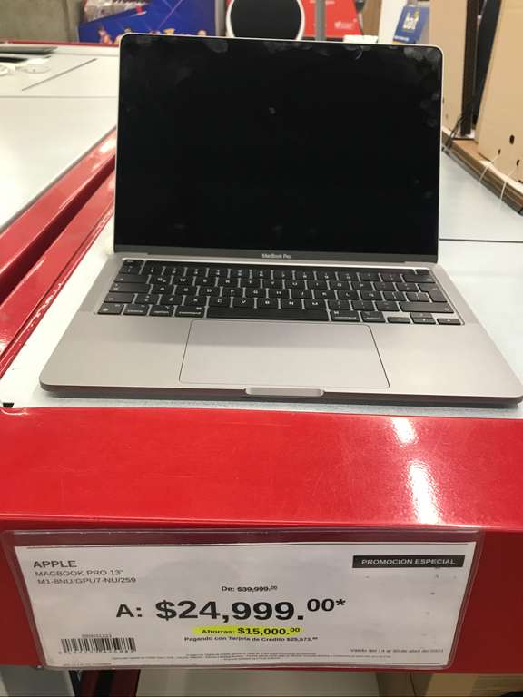 Sam's Club: MacBook Pro M1 13” en $24,999