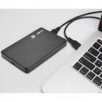 Amazon: Carcasa de Disco Duro móvil USB 3.0, Compatible con HDD SSD de 2.5 Pulgadas SATA I/II/III 7 mm 9.5 mm, 6TB MAX 50CM Cable Extraíble