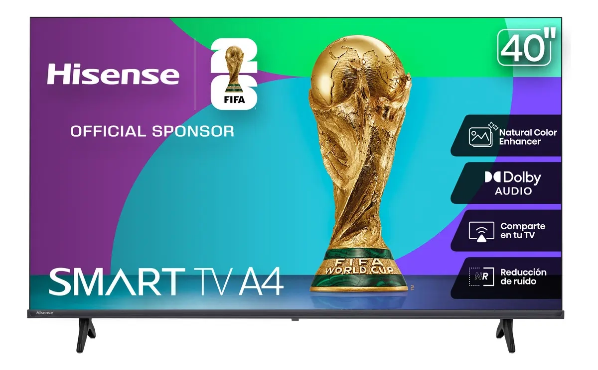 Mercado Libre: Hisense Smart TV Pantalla 40 Pulgadas LED 40A4NV Vidaa