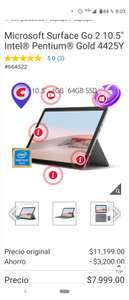 Costco Microsoft Surface Go 2 10.5" Intel Pentium Gold 4425Y