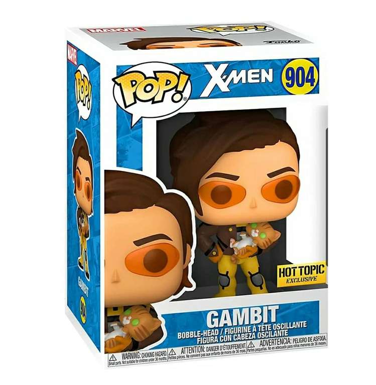 Amazon: Funko Pop! X-Men Gambit Holding Cat Hot Topic Exclusive 904 | Envío gratis con Prime