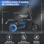 Amazon HONEYWHALE S6-S Bicicleta Eléctrica Plegable
