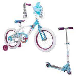 Costco: Bicicleta R16 y Scooter, Huffy Disney Frozen