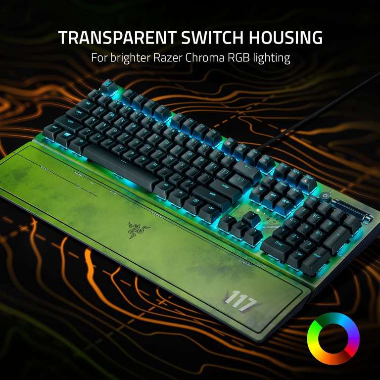 Amazon: Teclado Razer BlackWidow V3 Mechanical Gaming Keyboard: Halo Infinite Edition