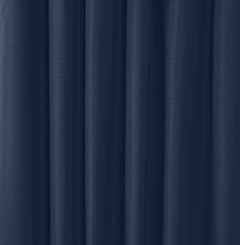 Amazon: Juego de cortinas opacas para oscurecimiento con ojales, azul oscuro