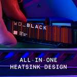 Amazon: WD_BLACK SSD SN850 NVMe de 2 TB para Consolas PS5, Unidad de Estado sólido con disipador de Calor - Gen4 PCIe, M.2 2280