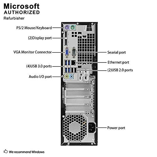 Amazon USA: HP Business Desktop ProDesk 600 G2 - Intel Core i5 (6.ª generación) i5-6500 3.20 GHz - 8 GB DDR4 - 256 GB SSD (renovado)
