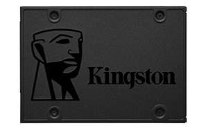 Amazon: Kingston SSD A400 480GB, Factor de Forma: SATA 2.5, Interfaz: SATA Rev. 3.0 (6Gb/s), Lectura: 500MB/s y Escritura: 450MB/s
