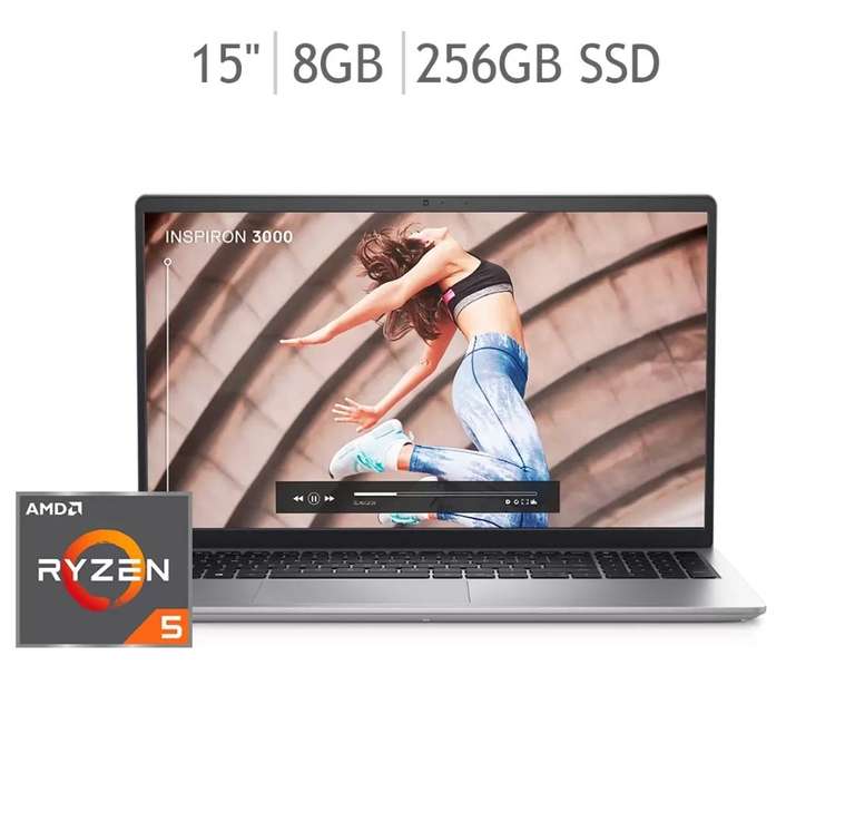 Costco: Dell Inspiron Laptop 15" AMD Ryzen 5 8GB 256GB SSD