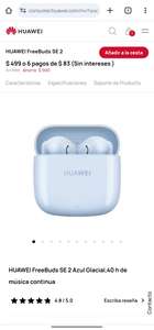 Huawei: Audífonos FreeBuds SE 2
