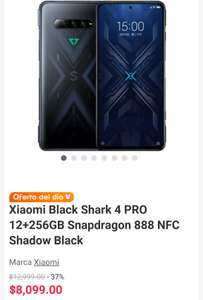 Linio: Xiaomi Black Shark 4 PRO 12+256GB Snapdragon 888