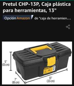 Amazon Pretul CHP-13P, Caja plástica para herramientas, 13"