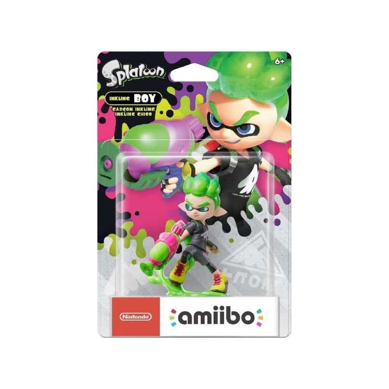 Walmart: Figura Amiibo Nintendo Switch Inkling Boy Neon Green