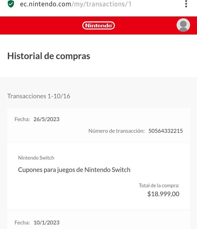 Nintendo Eshop Argentina 2 Cupones de juegos para Nintendo Switch