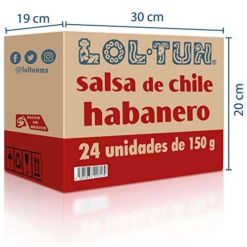 Amazon: Lol-Tun Salsa Roja de Chile Habanero, 150 g
