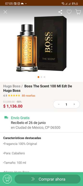Linio: Perfume Hugo Boss The Scent 100 ml.